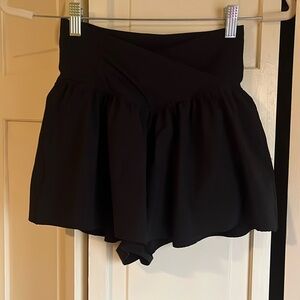 Black shorts off-line by aerie